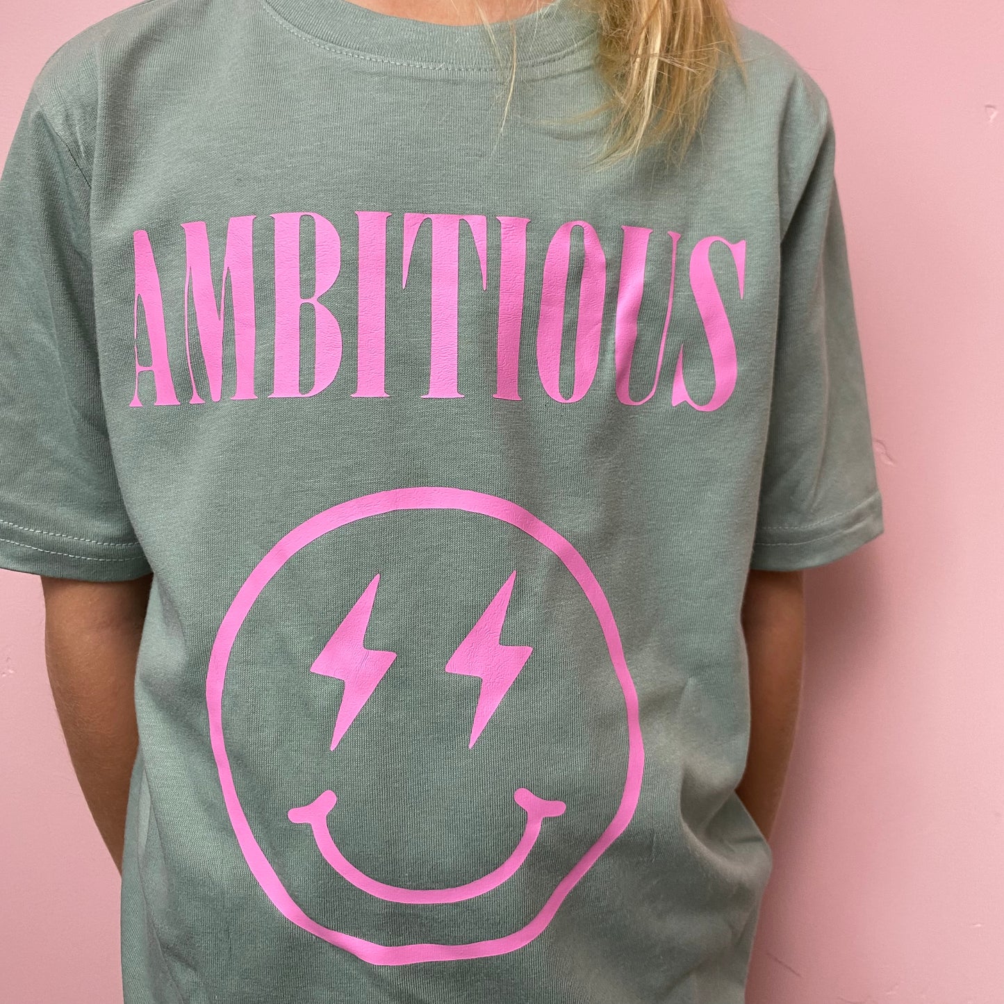 AMBITIOUS GIRL Nirvana Dupe GIrls Shirt Think Cute Boutique