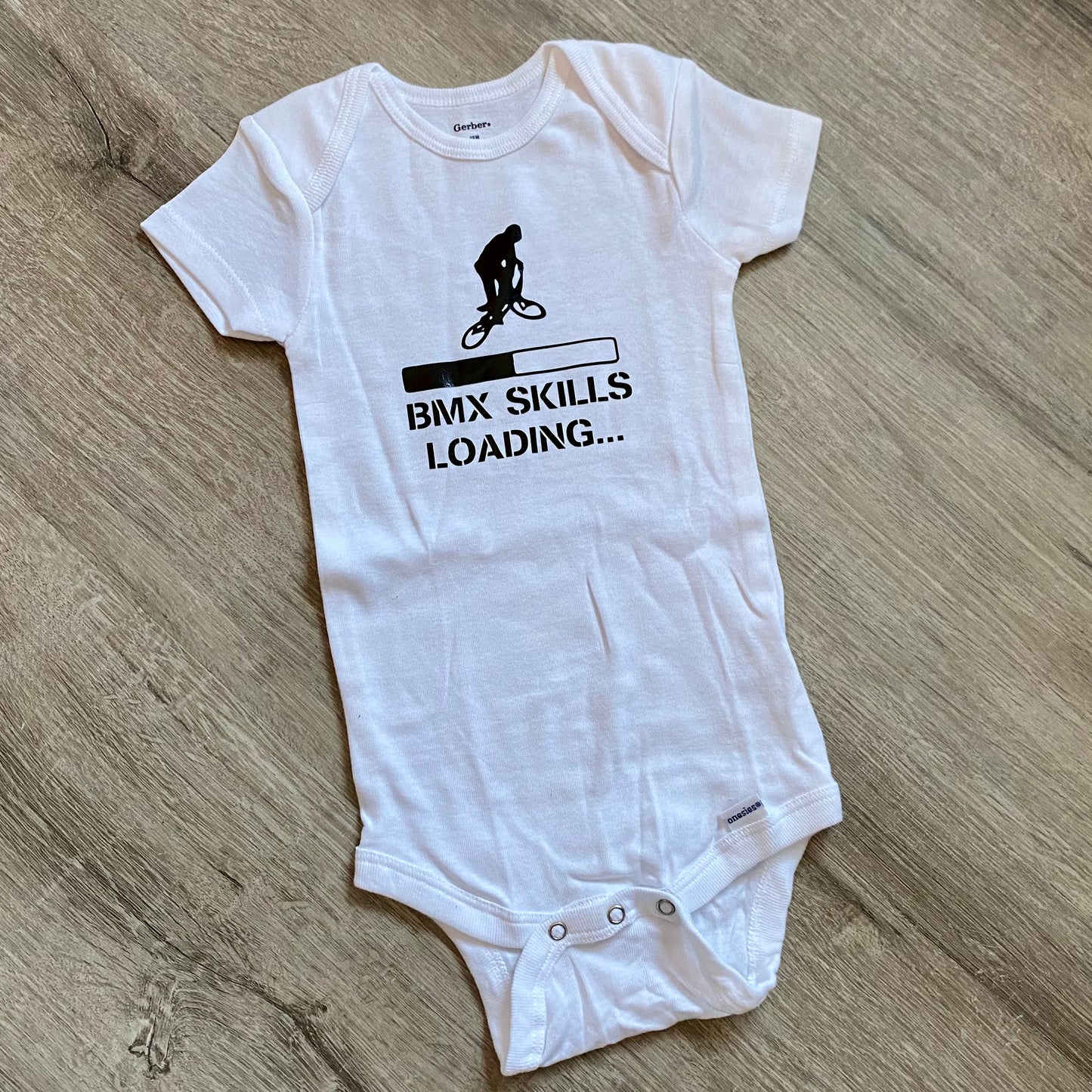 BMX Skills Loading Onsie Think Cute Boutique