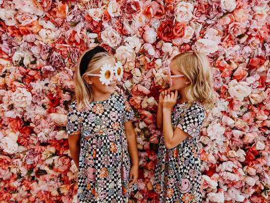 Checkered Emoji Girlie Dress Think Cute Boutique
