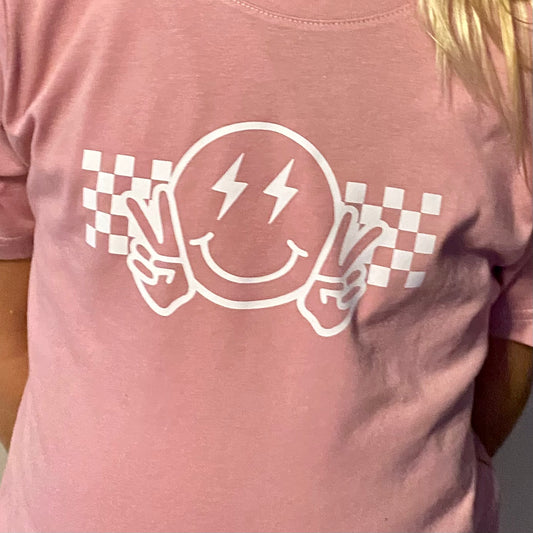 I Pass Them Smile Face Girls Shirt Think Cute Boutique