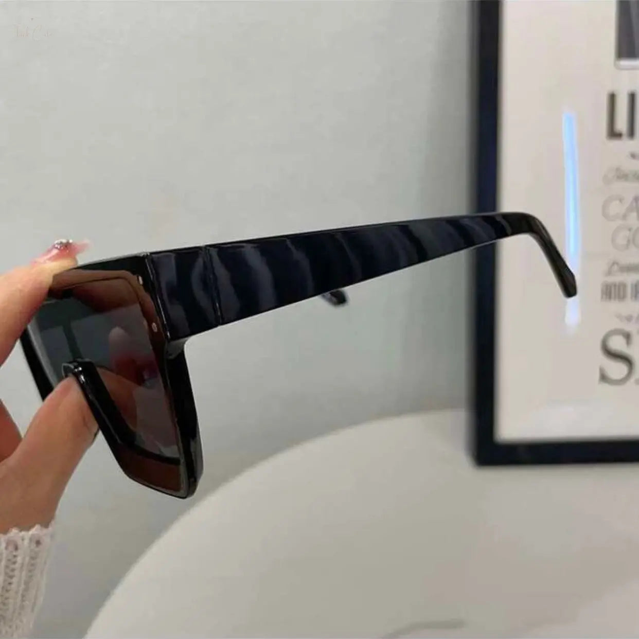 It’s Cool Cutie Black Oversized Sunnies Think Cute Boutique