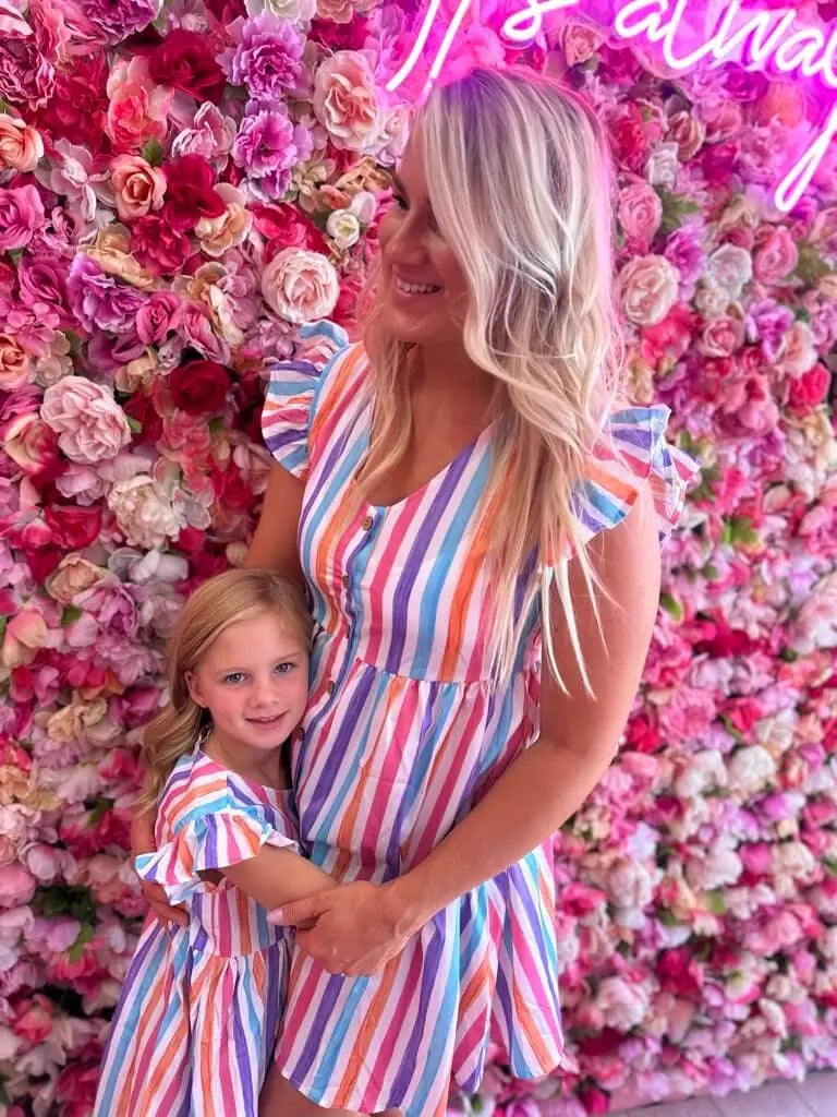 Rainbow Candy Cutie Dress For Mama Think Cute Boutique