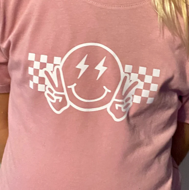 I Pass Them Smile Face Girls Shirt Think Cute Boutique