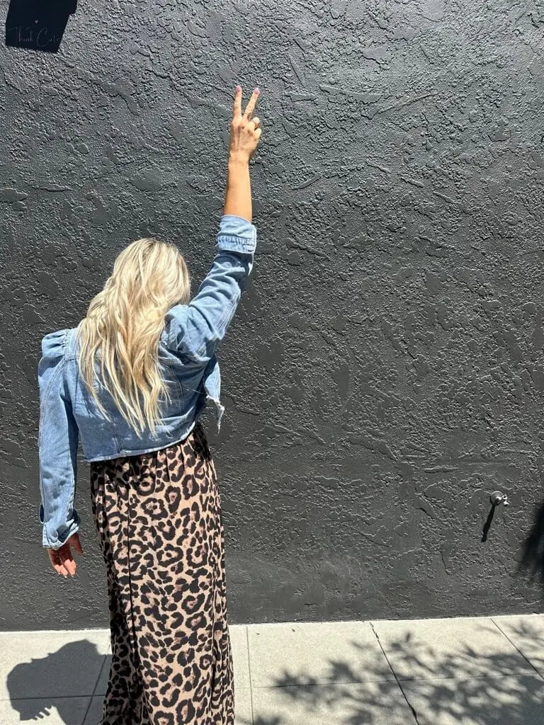 Women's Leopard Print Maxi Dress Think Cute Boutique