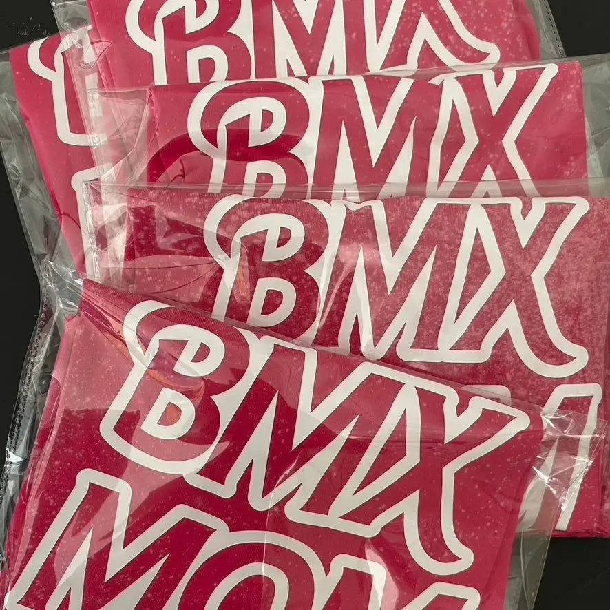 BMX MOM Bleached Hand Made Barbie T-Shirt Think Cute Boutique