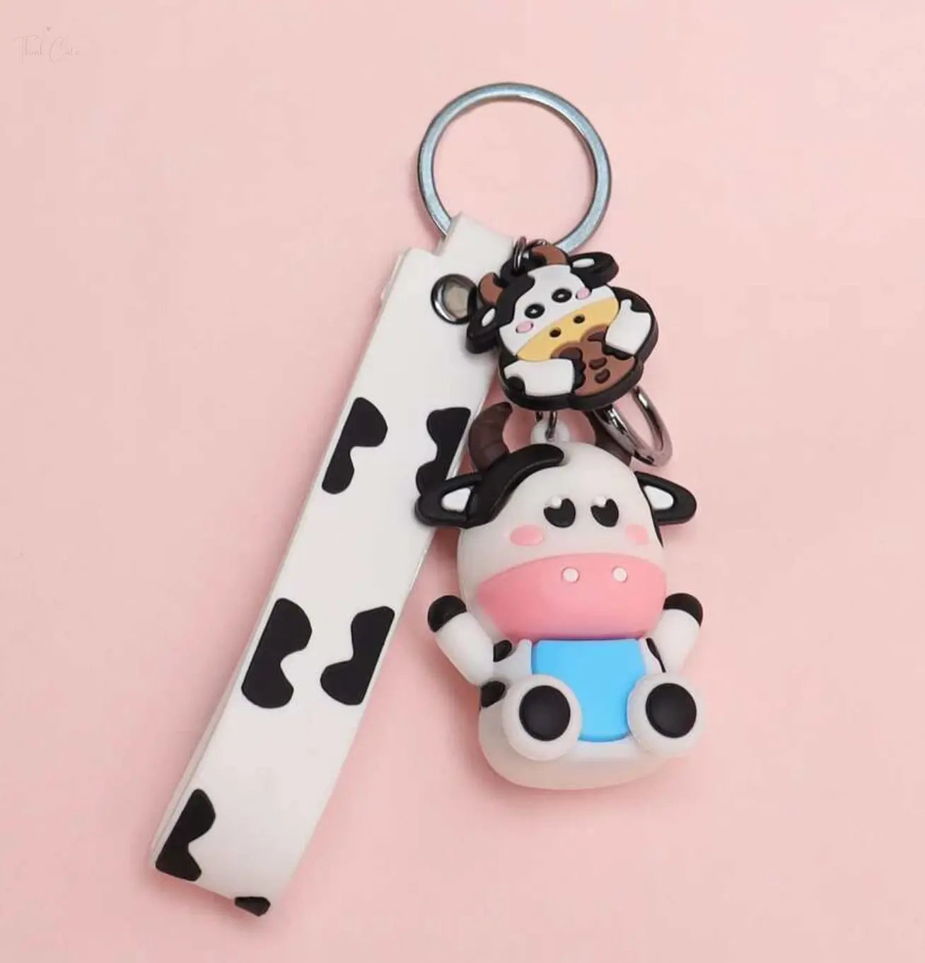 Little Cow Key Chain Think Cute Boutique