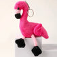 Cute Pink Flamingo Keychain