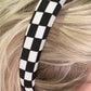 Checkered Squish Soft Headband