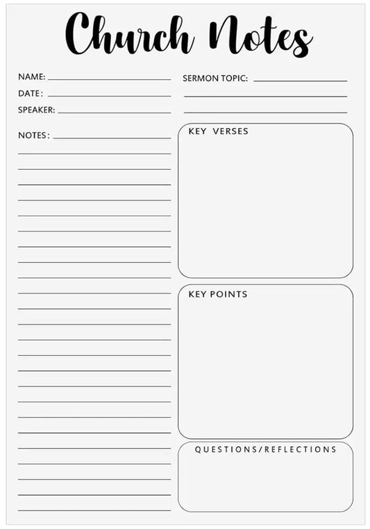 Church Girl Notepad Think Cute Boutique