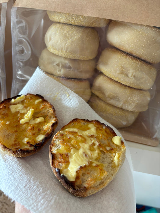 Sourdough English Muffins Think Cute Boutique