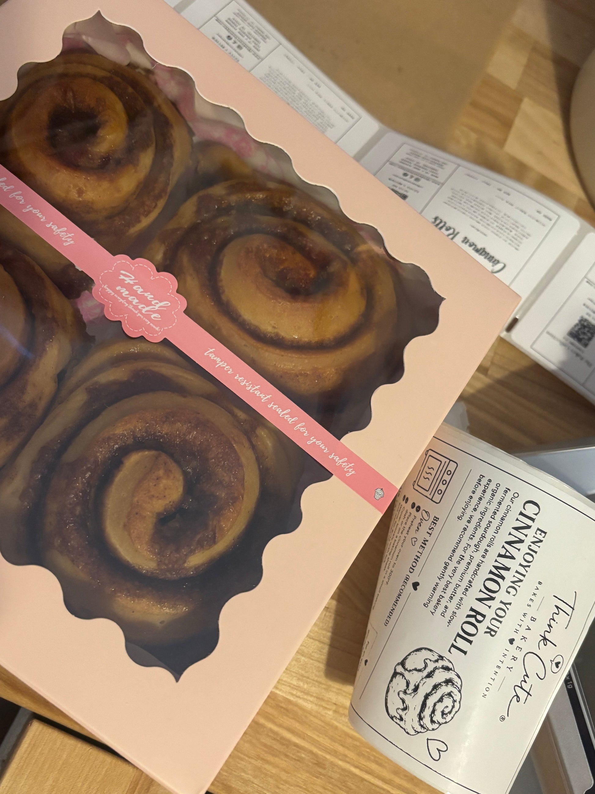 Cinnamon Rolls 4 Pack Think Cute Boutique
