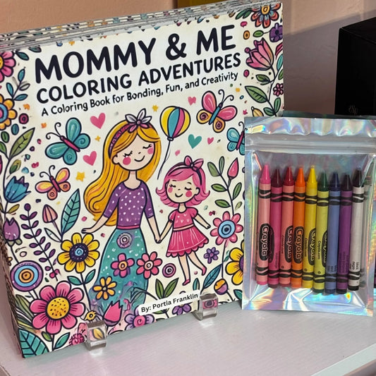 Mommy & Me Coloring Adventures: Activity Book for Mothers and Daughters Think Cute Boutique