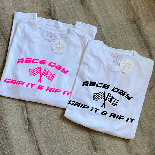 Race Day Grip It & Rip It Shirt Think Cute Boutique