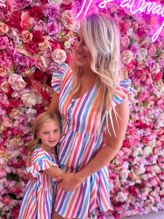 Rainbow Candy Cutie Dress For Mama Think Cute Boutique