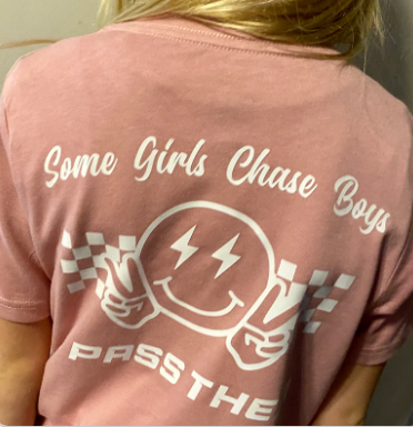 I Pass Them Smile Face Girls Shirt Think Cute Boutique