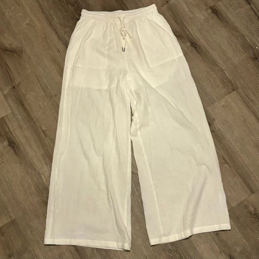 Vacation breezy white light weight pants Think Cute Boutique