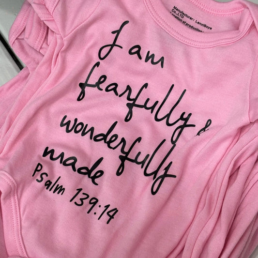 Wonderfully Made Onsie Think Cute Boutique