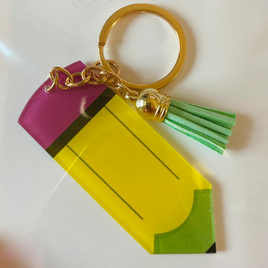 Cute Pencil Key Chain