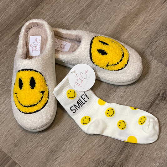 Summer Smiley Face Socks Apparel & Accessories Think Cute Boutique 