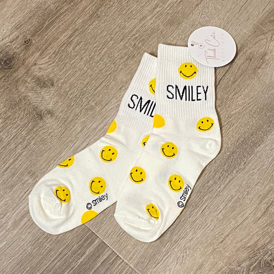 Summer Smiley Face Socks Apparel & Accessories Think Cute Boutique 